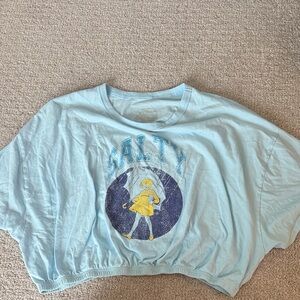 Aerie Offline oversized cropped short sleeve bubble tee. Size XL.